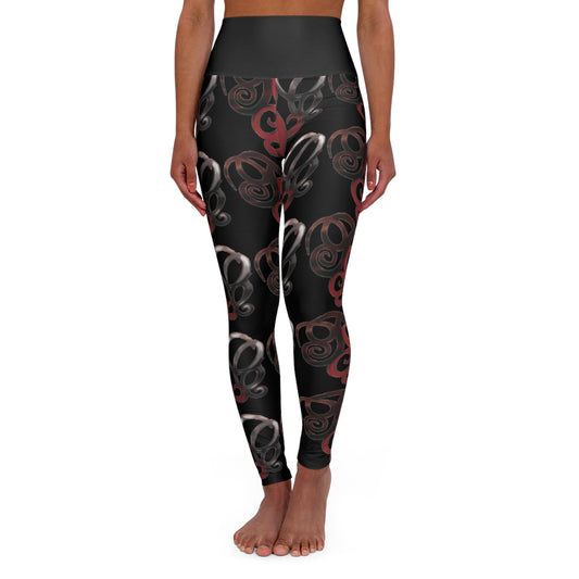 High Waisted Yoga Leggings (AOP)