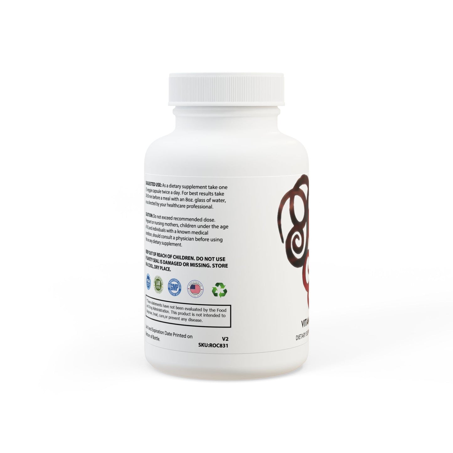 Vitamin K2 + D3 Supplement (60 Capsules)