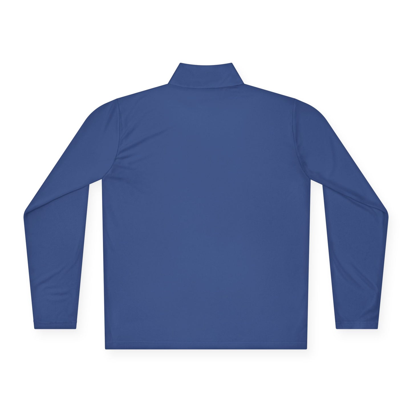 Quarter-Zip Pullover with Retro Pretzel Heart Chest Graphic