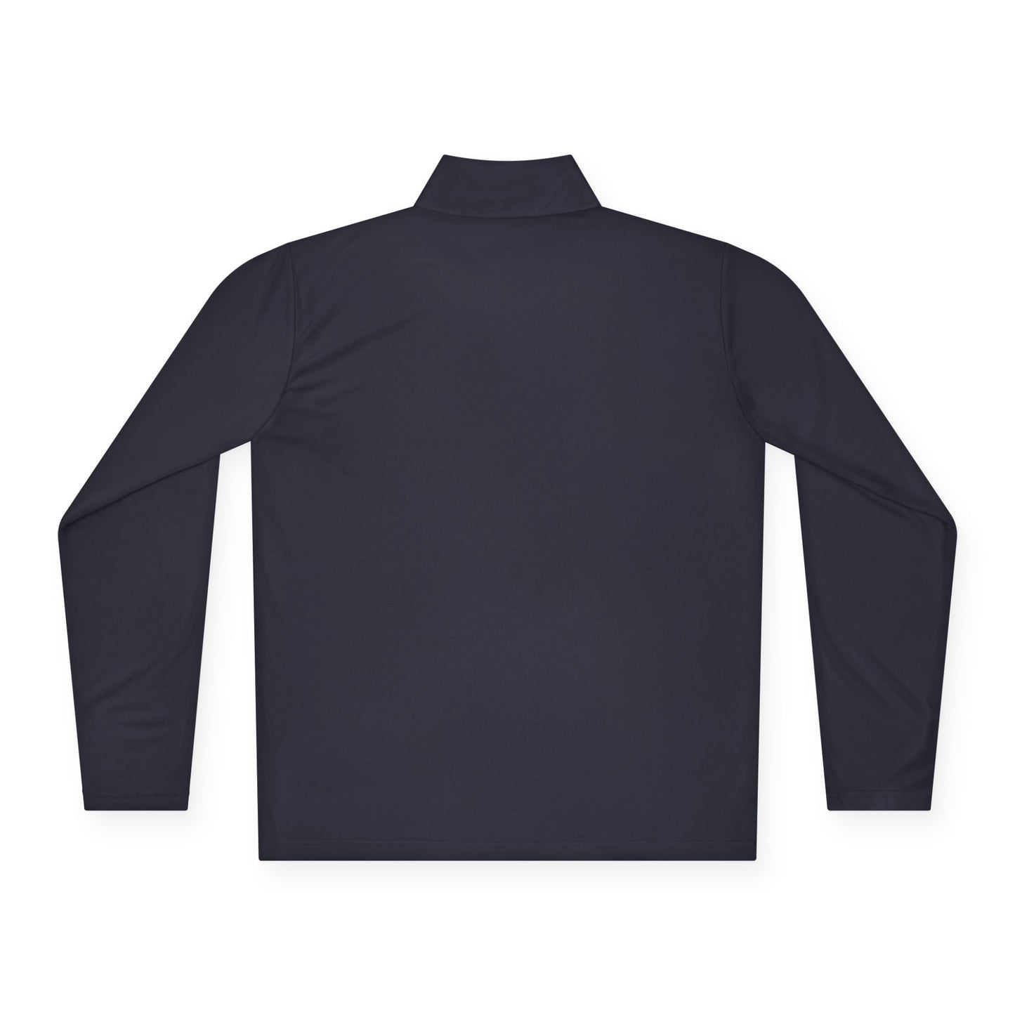 Quarter-Zip Pullover with Retro Pretzel Heart Chest Graphic