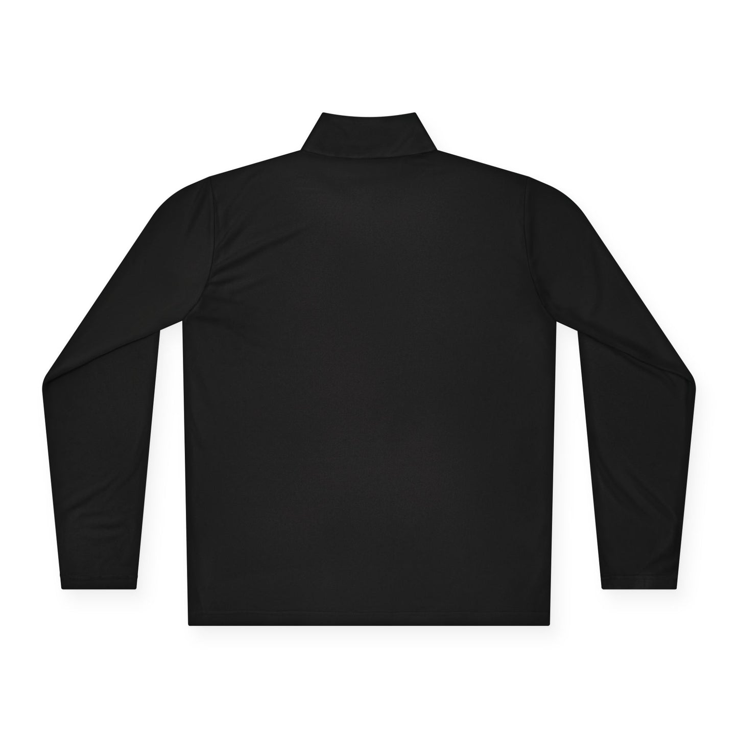 Quarter-Zip Pullover with Retro Pretzel Heart Chest Graphic