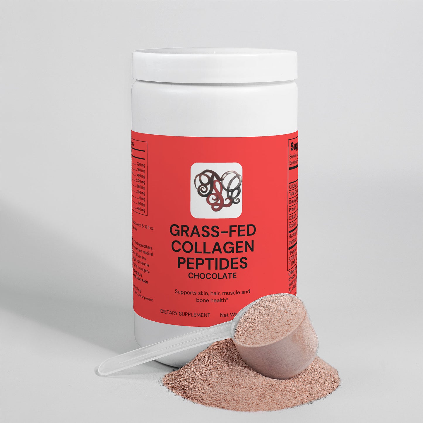 Grass-Fed Collagen Peptides Powder (Chocolate)