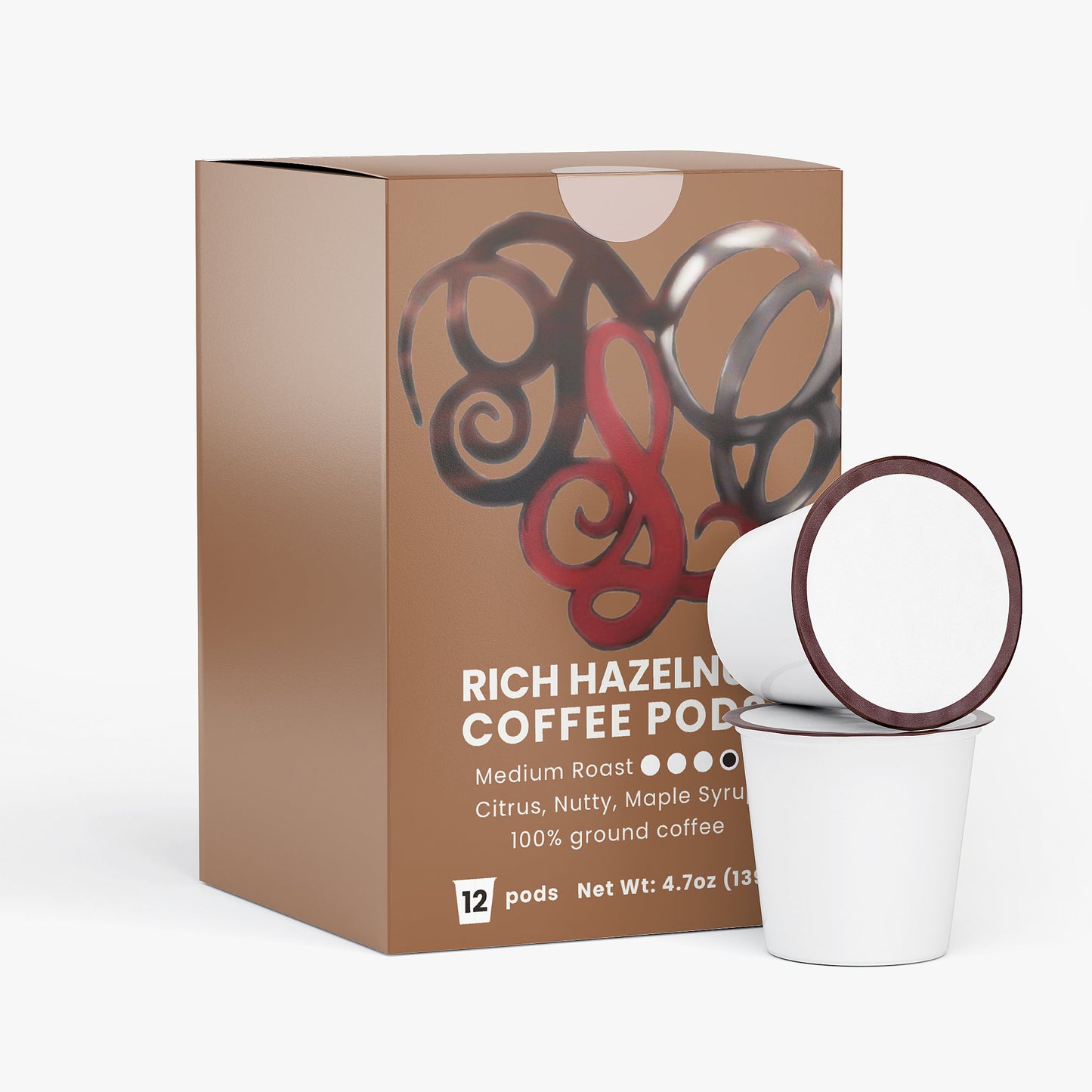 Rich Hazelnut Coffee Pods (Medium Roast)