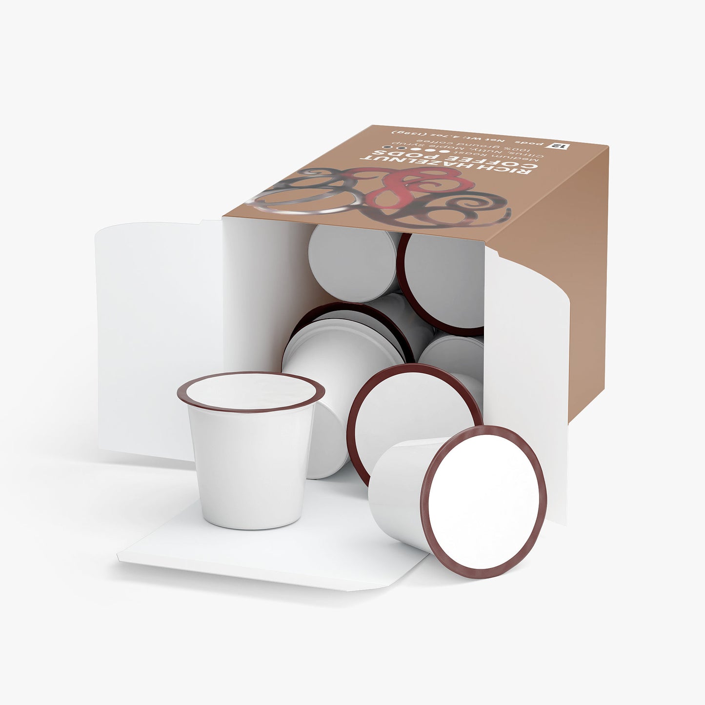 Rich Hazelnut Coffee Pods (Medium Roast)