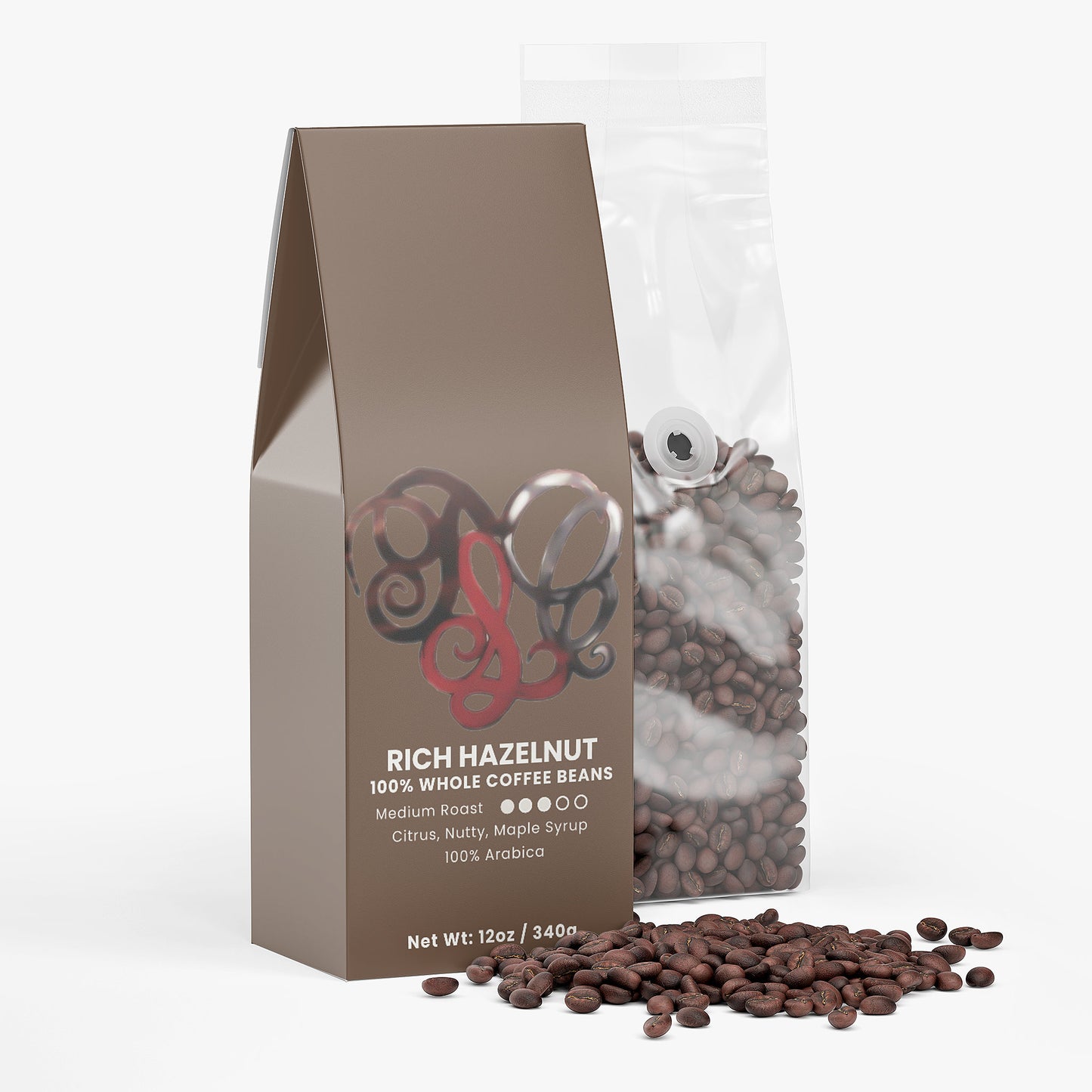 Rich Hazelnut Coffee (Medium Roast)