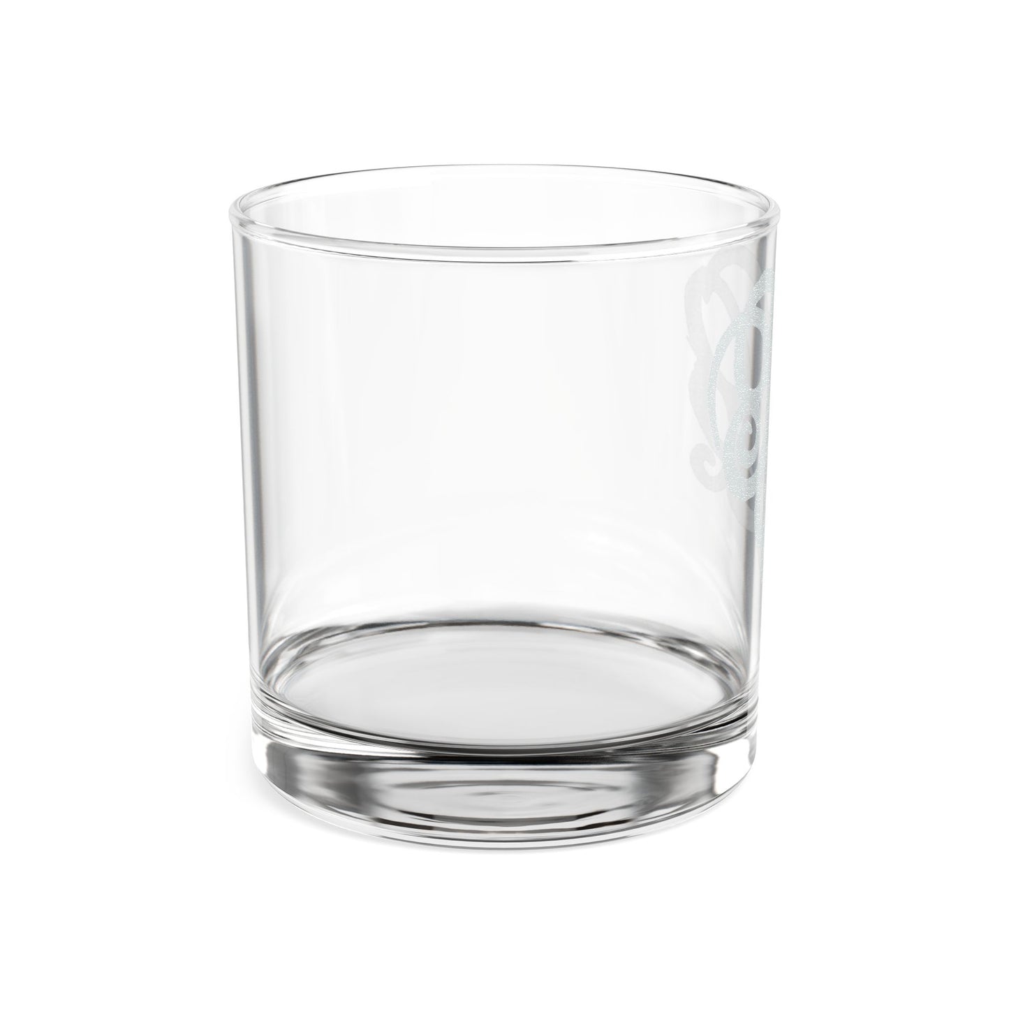 Engraved Monogram Whiskey Glass — 10.5 oz Personalized Old Fashioned Tumbler