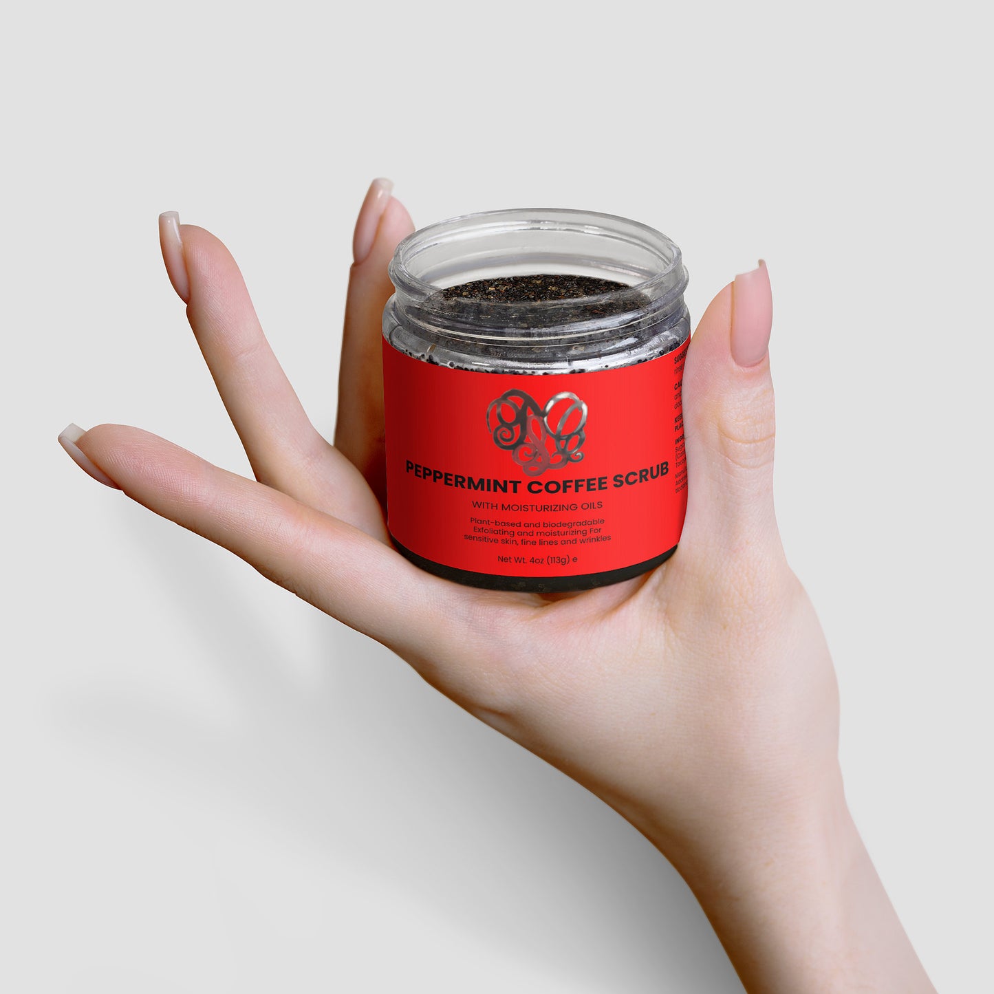 Peppermint Coffee Scrub