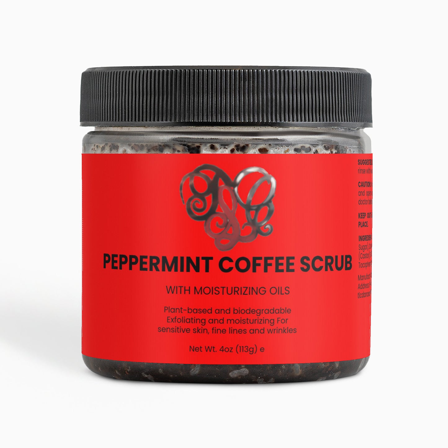 Peppermint Coffee Scrub