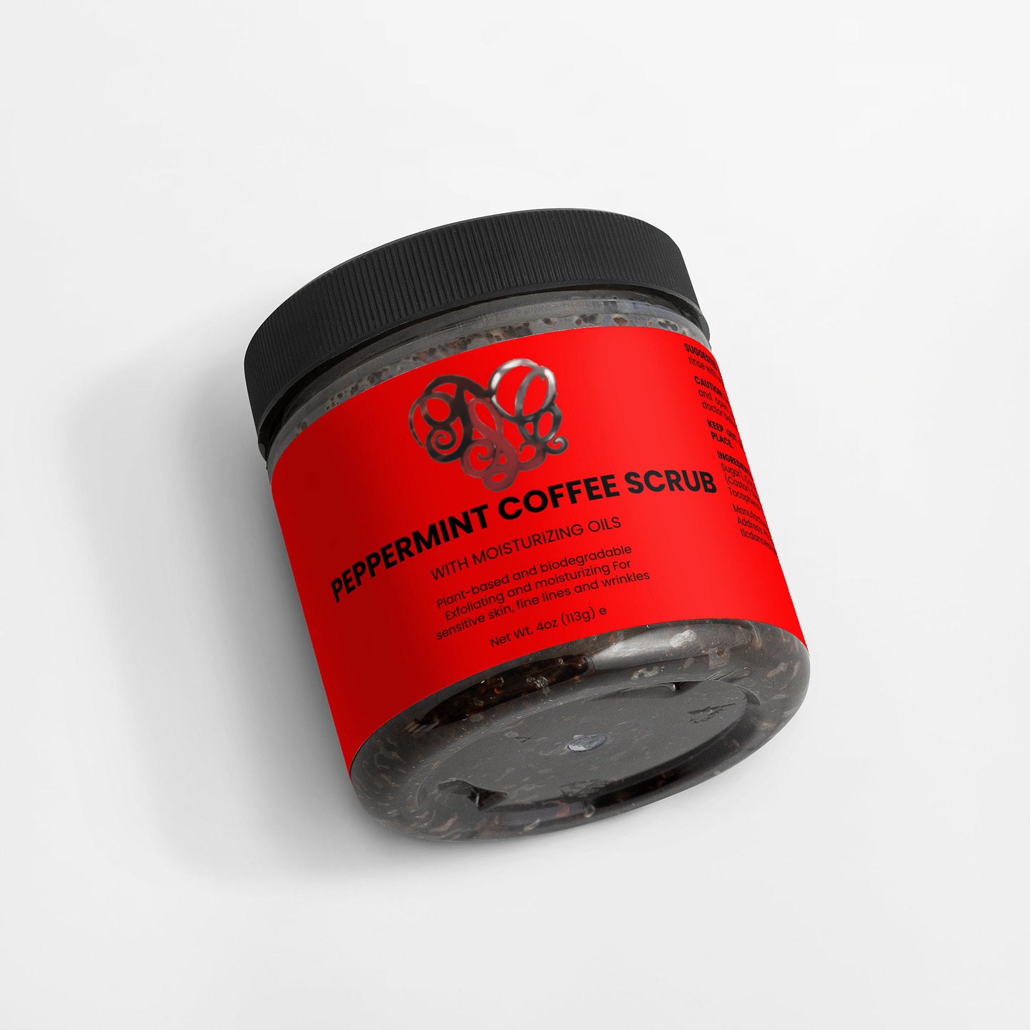 Peppermint Coffee Scrub