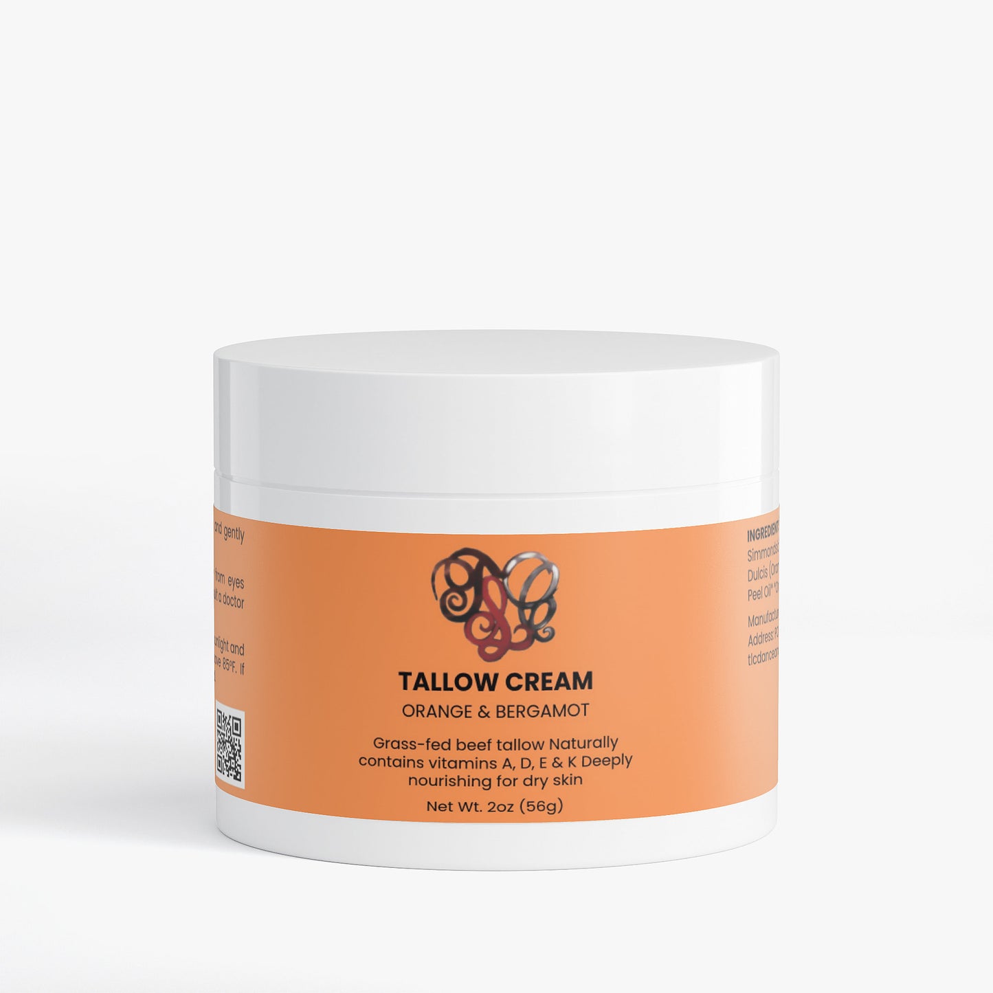 Tallow Cream Orange & Bergamot