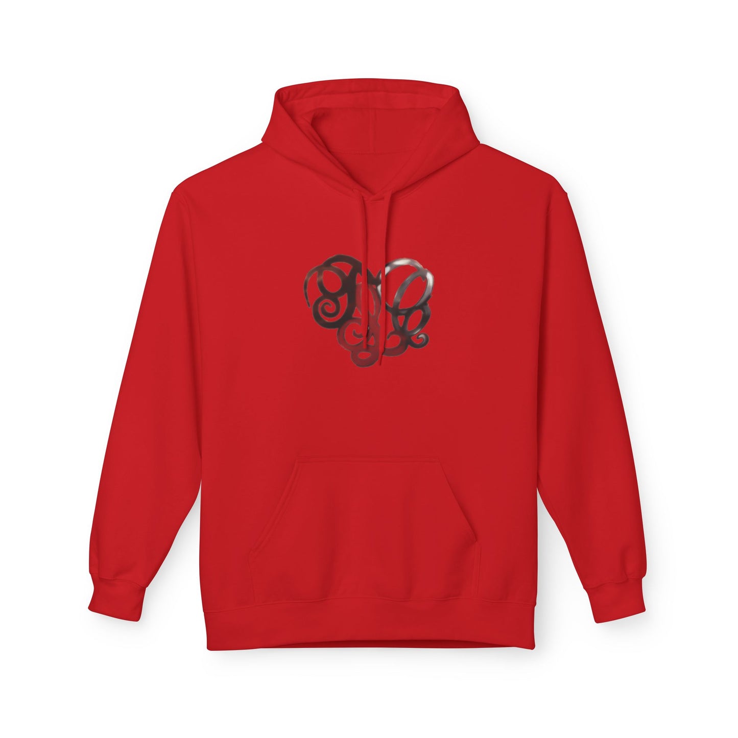 Dance & Fitness Studio Hoodie — Swirl Logo Chest + Circular Back Print