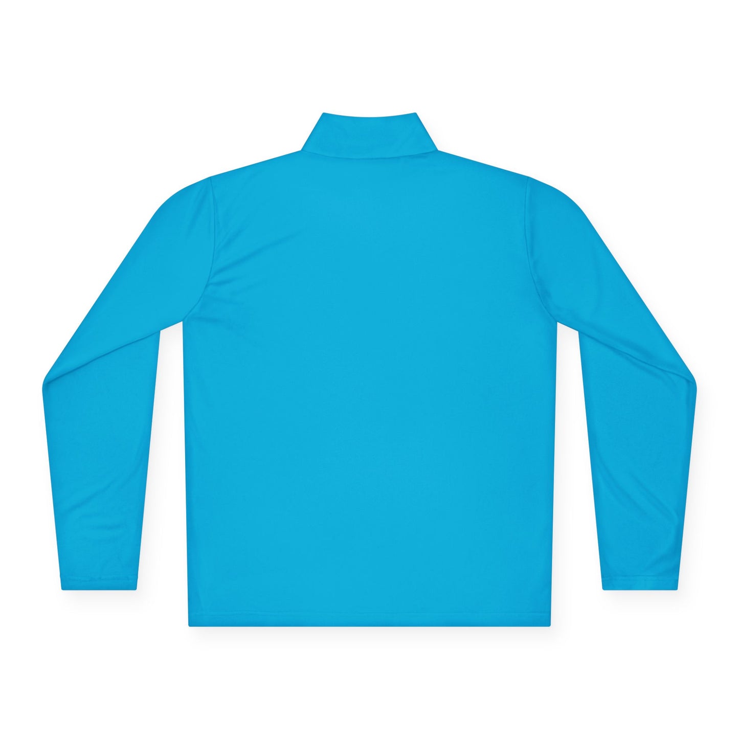 Quarter-Zip Pullover with Retro Pretzel Heart Chest Graphic