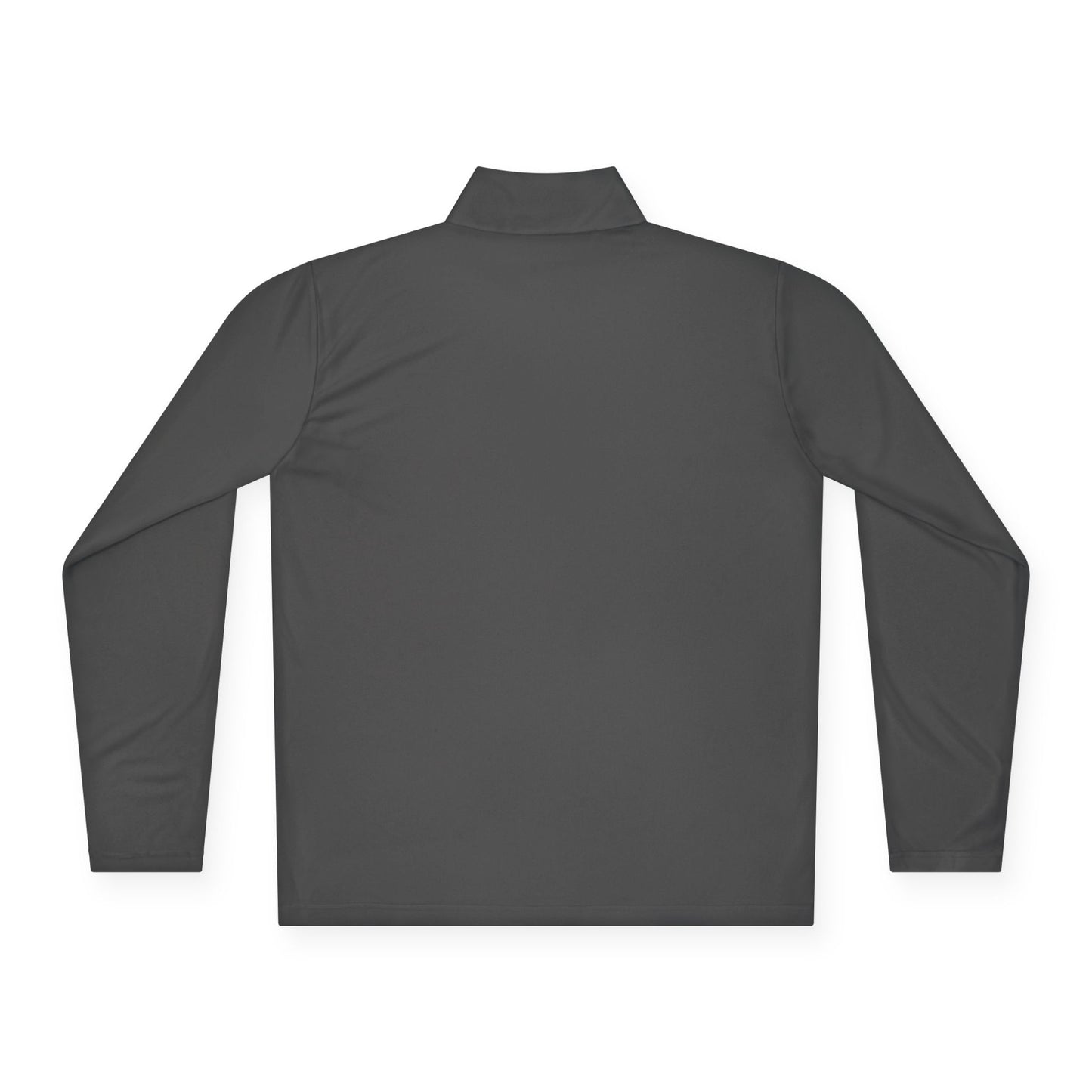 Quarter-Zip Pullover with Retro Pretzel Heart Chest Graphic