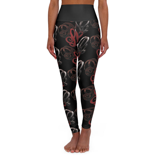 High Waisted Yoga Leggings (AOP)