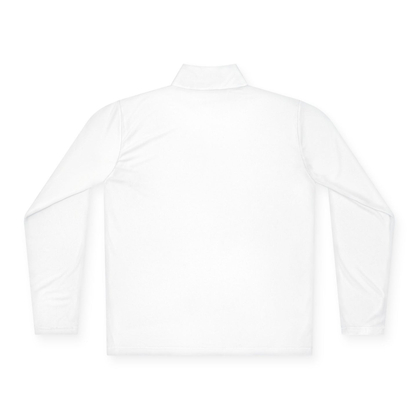 Quarter-Zip Pullover with Retro Pretzel Heart Chest Graphic