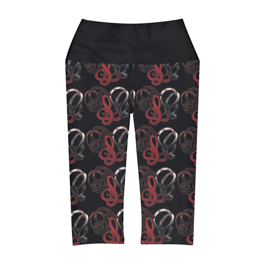 Yoga Capri Leggings (AOP)