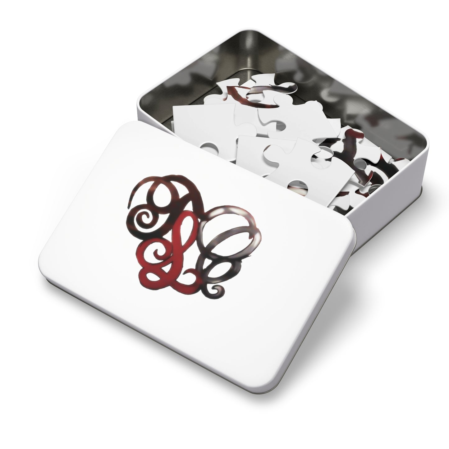 Jigsaw Puzzle with Tin
