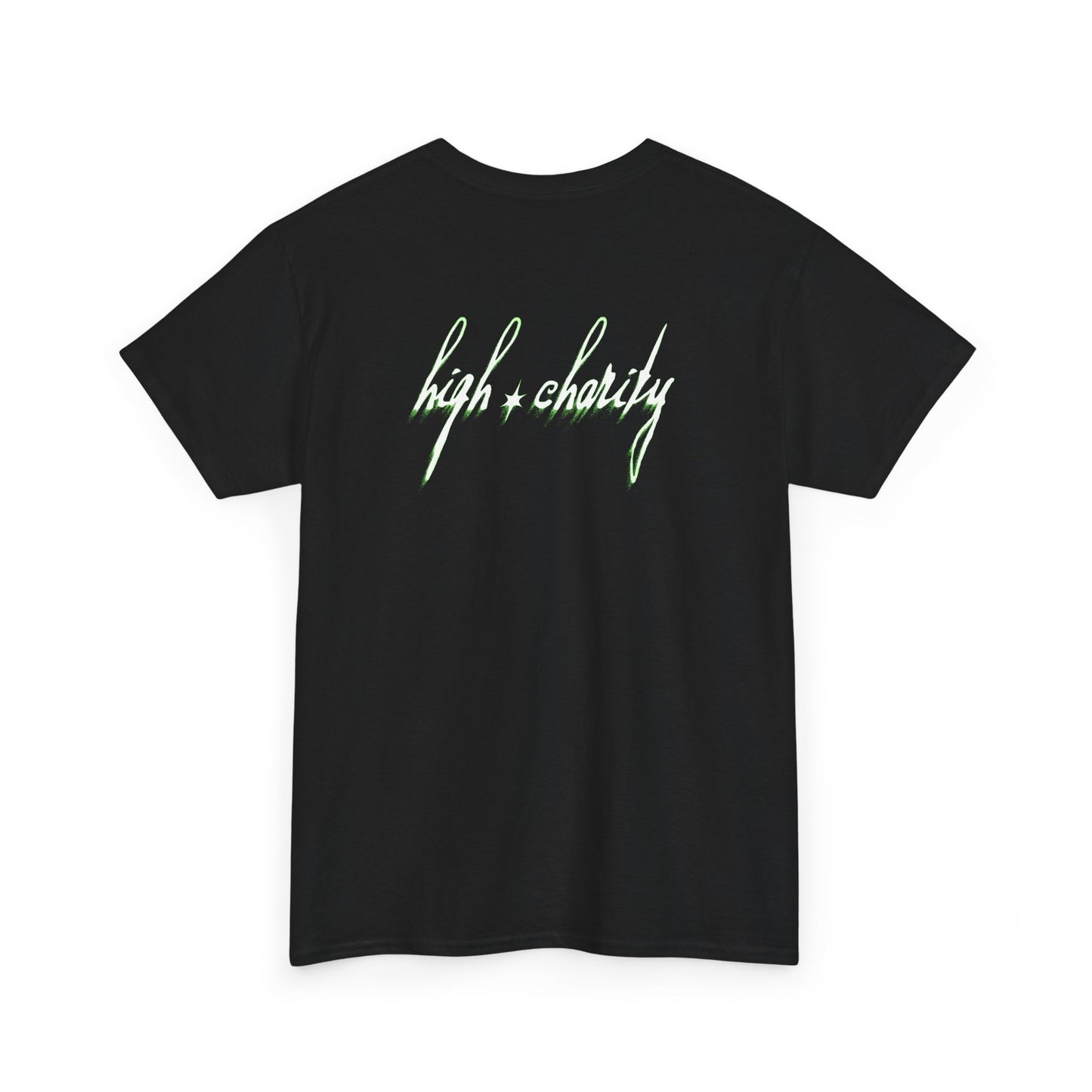 Unisex Heavy Cotton Tee - 'High Vibrations' Graphic Tee