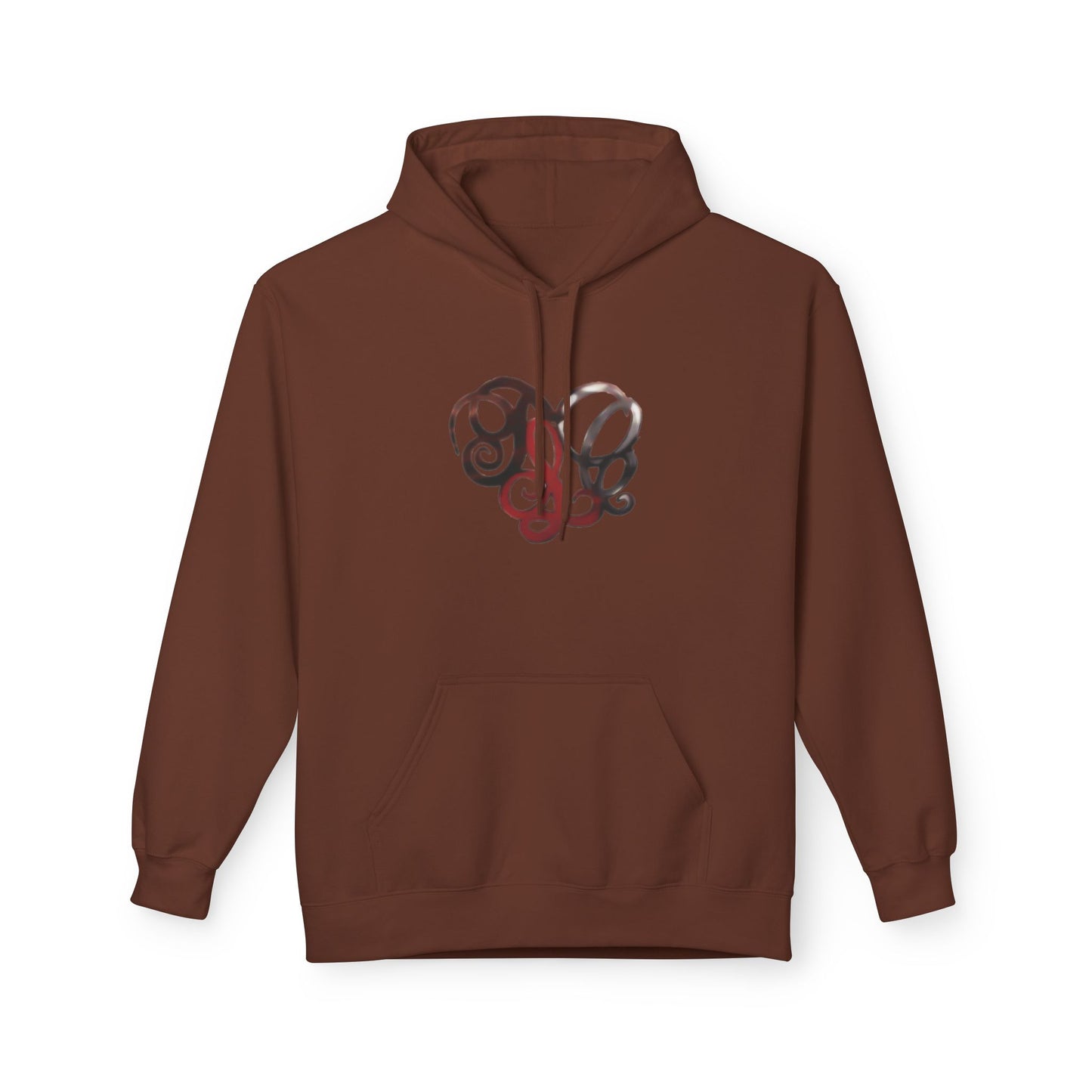 Dance & Fitness Studio Hoodie — Swirl Logo Chest + Circular Back Print