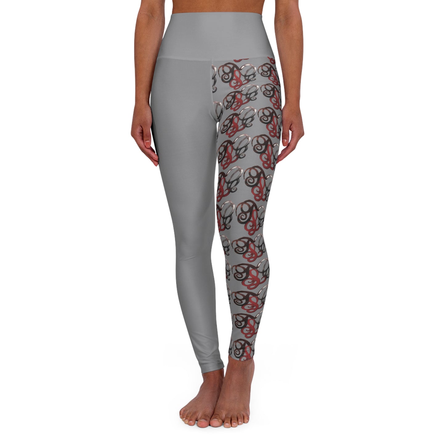 High Waisted Yoga Leggings (AOP)