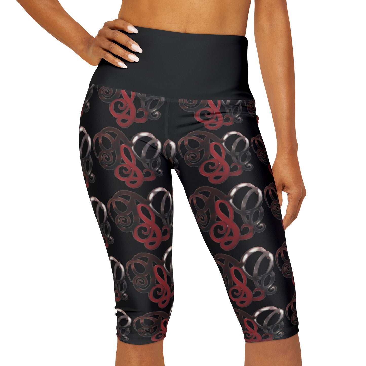 Yoga Capri Leggings (AOP)