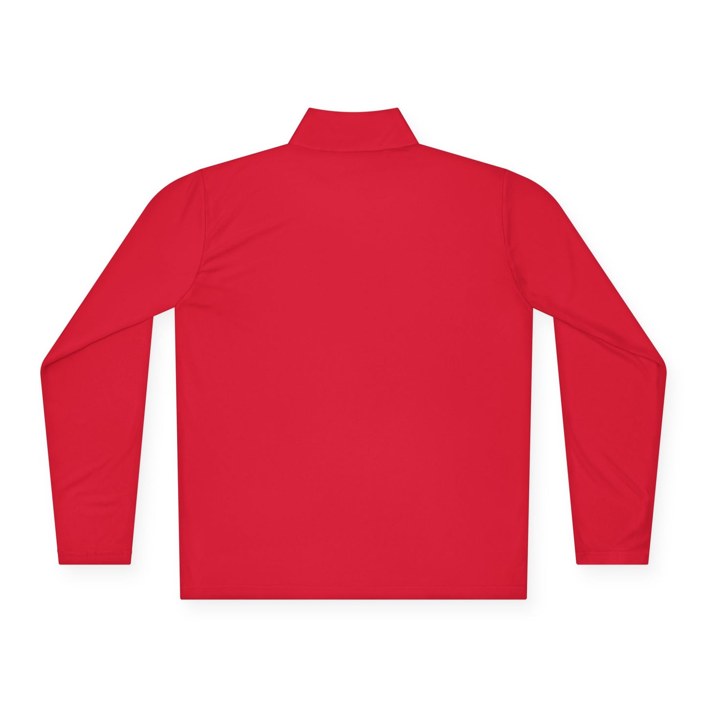 Quarter-Zip Pullover with Retro Pretzel Heart Chest Graphic
