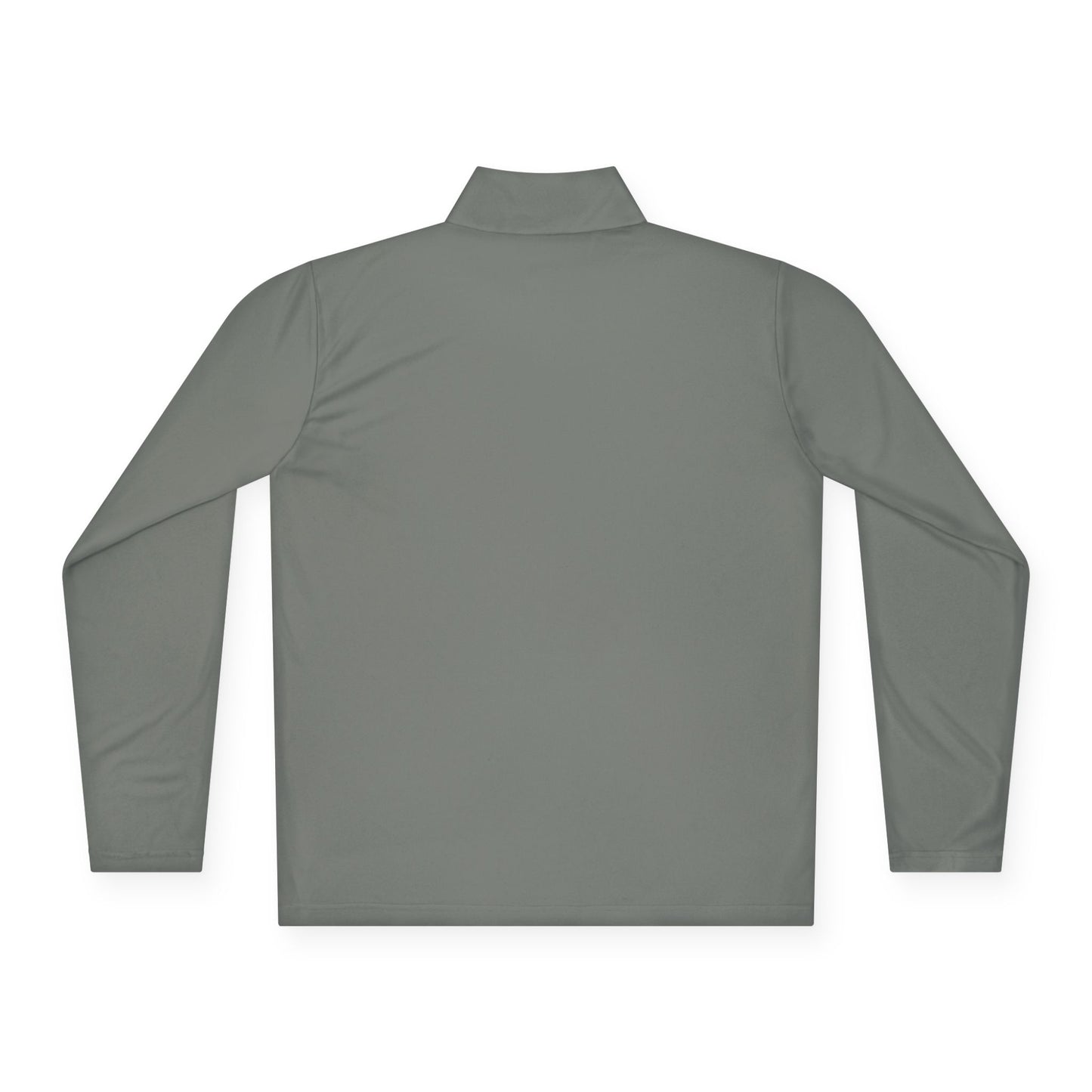 Quarter-Zip Pullover with Retro Pretzel Heart Chest Graphic