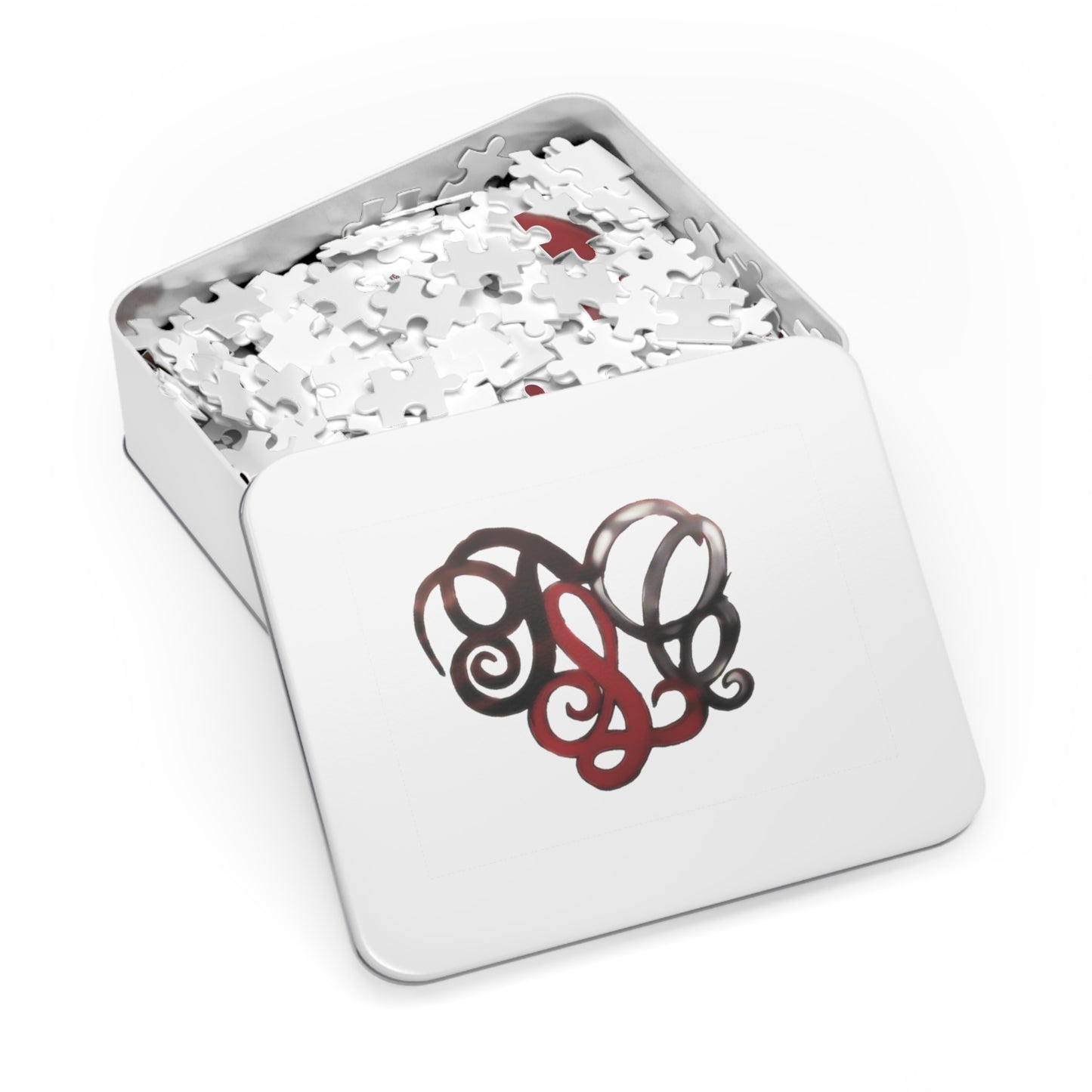 Jigsaw Puzzle with Tin